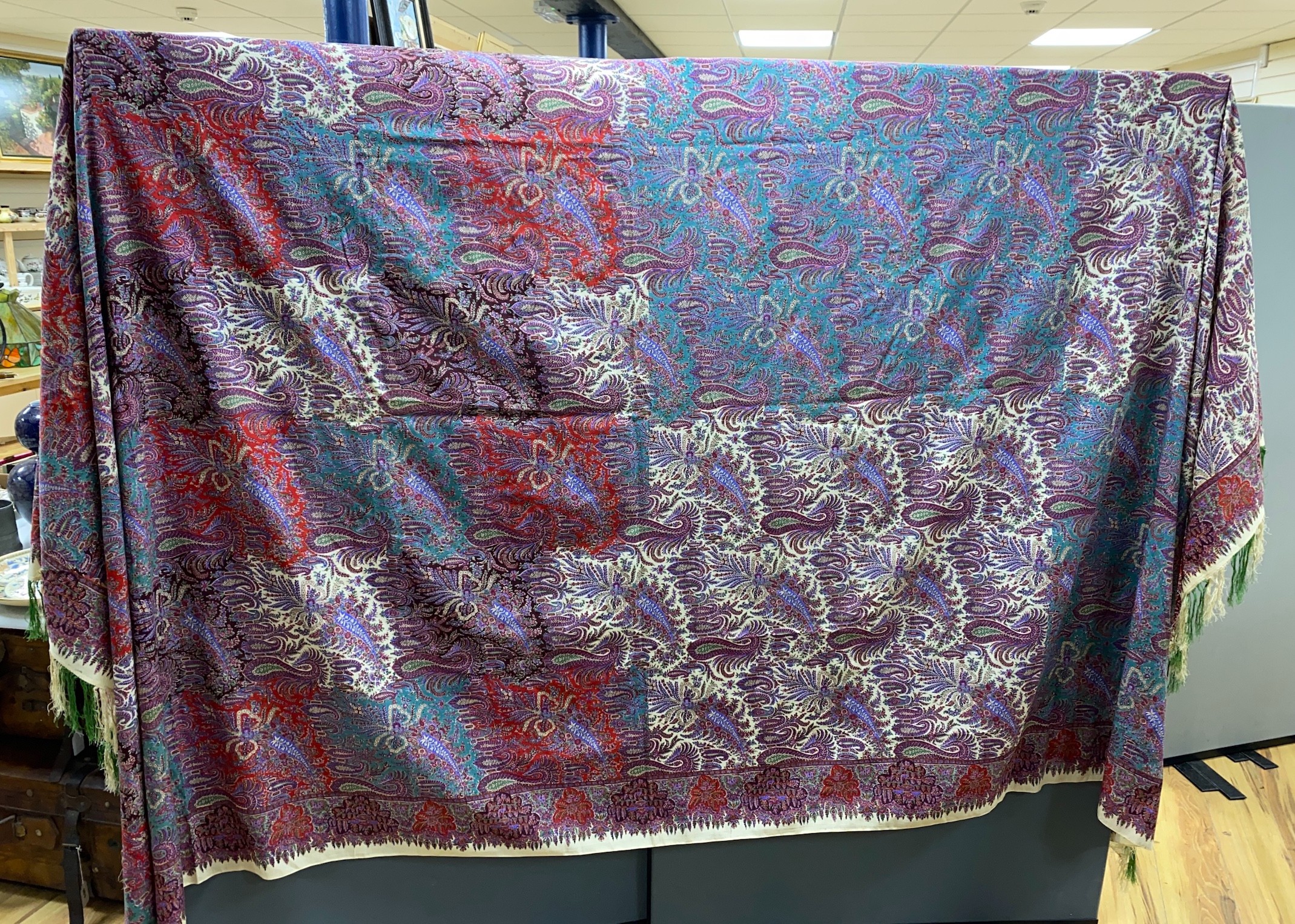 A Victorian Paisley summer shawl